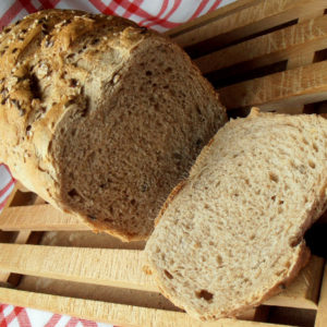 Brown bread with seeds 0,5 kg