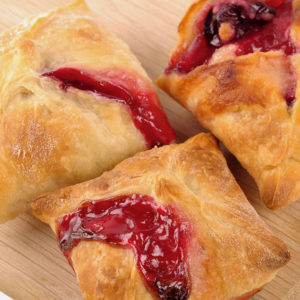 Puff pastries with jam