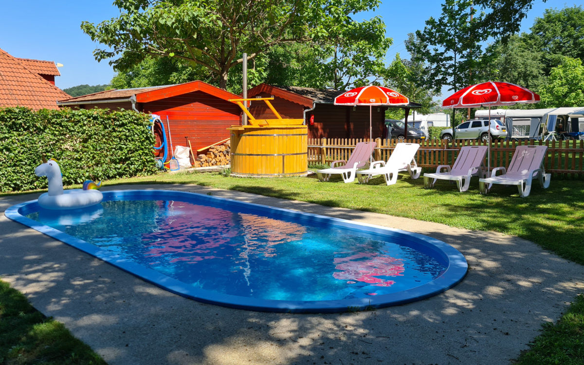 campsite pool hungary